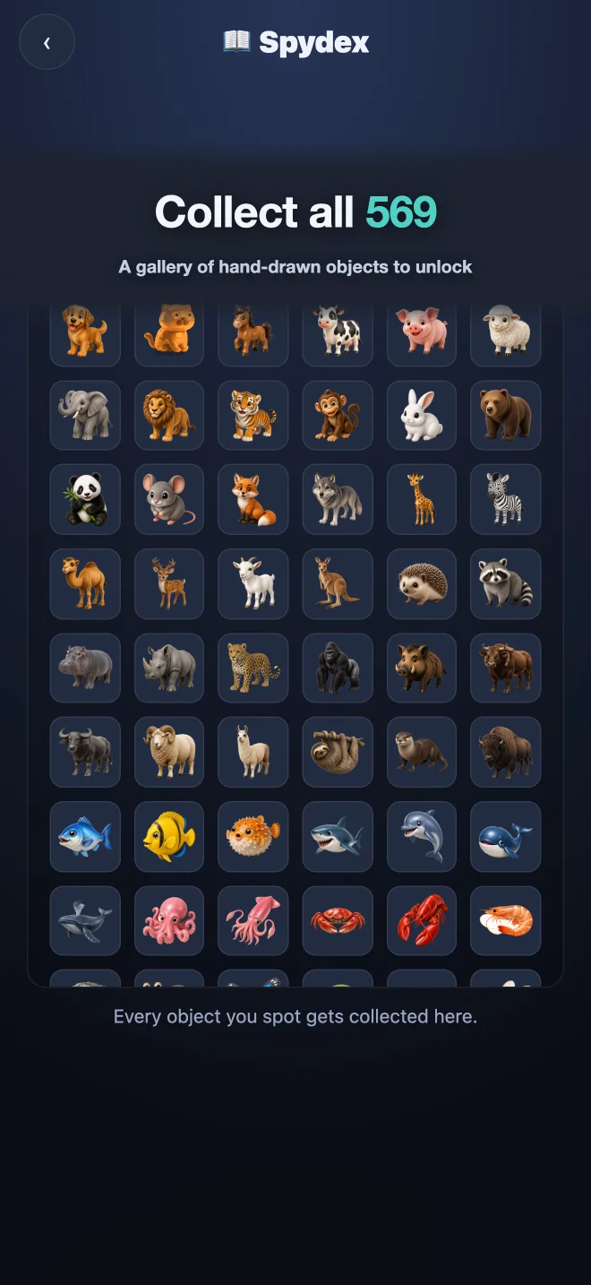 The Vistazo Spydex collection